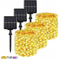 102m/52m/32m/22m/12m/7m Solar LED Fairy String Light Outdoor Festoon Lamp Garden Fairy Light Christmas Party Solar Lamp Decor