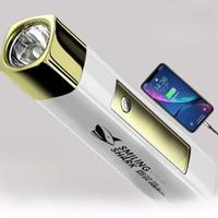 Smiling Shark Strong Light Flashlight Waterproof Side Light Power Bank Mini Portable Remote Flashlight Outdoor Hiking Camping