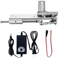 DIY Reciprocating Linear Actuator Telescopic Linear Actuator Kit Metal Gear Reduction Motor Speed Regulat DC 24V Linear Actuator