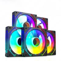 JEYI RGB Cooling Fans 120mm Computer Case High Performance Fan Kit 6pin PC Fan Cooler Silent Radiator with ARGB Controller