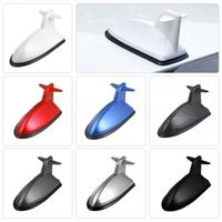 Car Shark Fin Antenna Radio FM Signal Stronger Carbon Fiber Antenna Airplane Shape AM FM Radio Car Roof Antenna For Universal