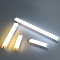 Motion Sensor Lamp Wireless LED Bar Light USB Rechargeable Strip Night Light for Kitchen Cabinet Wardrobe Staircas Closet Aisle