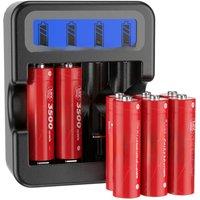 2A Aa 1.5V AA Lithium Rechargeable Battery 3500mWh 1.5v aa Liion battery For Doorbells, Flashlights, Toothbrushes, Electric Toys