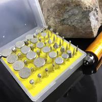 50pcs Diamond Coated Rotary Burrs Set Cutting Head Drill DIY Metalworking Grinding Grinder Head Glass For Stone Ceramic Glass