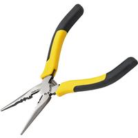 Standard multi-purpose needle-nose pliers Standard multi-purpose needle-nose pliers The electrician manually strips wires 160mm