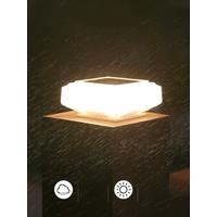 30Led Solar Pillar Light, Post Caps Lights, Waterproof Fence Post Lamp Outdoor, for Garden Wooden
