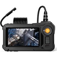 4.3" IPS Industrial Endoscope Camera IP67 Waterproof HD1080P Automotive Borescope Car Pipe Sewer Inspection Camera With 8LED