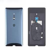 Rear Cover For Sony Xperia XZ3 Phone Battery Back Cover with Fingerprint Replacement Part