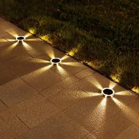 4Pack Solar Lights Outdoor, LED Wall Lamp Waterproof Landscape Lighting, Lawn Lamp,for Garden Patio