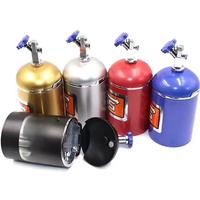 NOS Car Ashtray Metal Ashtray Indoor Flip JDM Style Auto Ashtray Garbage Container Cigar Ashtray For Honda Toyota BMW