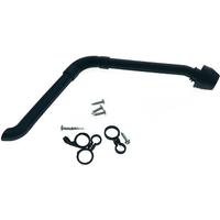 1/10 RC Crawler Black Nylon Safari Snorkel for Traxxas TRX4 Defender D110 D90 Body Car Shell