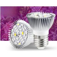 E27 220V LED Plant Grow Light Bulb E14 Full Spectrum Flower Seed Vegetable Indoor Hydroponics Grow Box Cultivation Lamp 110V E26