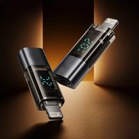 Toocki USB C Display OTG Adapter PD 20W Fast Charging Lighting Male To Type C Female Connector For iPhone 15 14 13 12 Converter