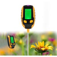 4 in 1 Soil Moisture Meter Digital Plant Temperature Soil Moisture PH Meter Sunlight Intensity Environment Humidity