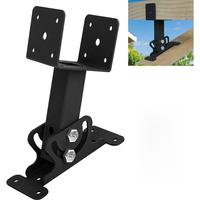 Heavy Duty Roof Mounting Bracket Adjustable Saddle Pergola Support Patio Riser Beam Rack Kit Wood