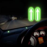 Novice Driver Sticker 4/8pcs Judgment Sticker Directional Sign Arrows Label Novice Driver Decal Door Positioning Sticker Car