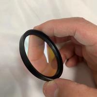 With 2 inch Frame 2Pcs 420nm and 600nm Narrow Bandpass Filter Glass