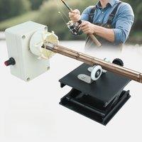 Adjustable 0-50RPM Fishing Rod Winding Equipment Fishing Rod Wire Wrapping Machine DIY Epoxy Resin Coating Machine
