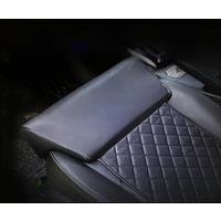 Leather Car Seat Extender Cushion Leg Support Pillow Memory Foam Knee Pad Long-Distance Driving Office Home Driver Protector Mat