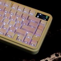PBT Purple Keycaps Double Shot Cherry Side Print Letters Backlight Big Set Dye ISO Abnt2 Layout Key Caps For Mechanical Keyboard