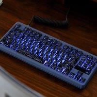 Contour Line Double Shot Side Print PBT Keycap Cherry Profile Backlit Contour Big Set Keycaps ISO Layout For Wooting