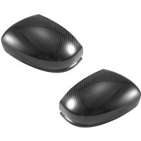 Carbon Fiber ABS Rearview Side Mirror Strip Cover Trim for Honda Jazz Fit GK5 2014-2020
