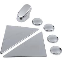 Pcs Chrome Rear Window Trims for Toyota Land Cruiser Prado Fj 150 Accessories