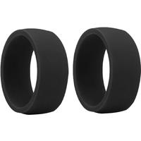 8.7mm Popular for Men Women Silicone Cool Rings Silicone Wedding Ring Environmental Outdoor Sports RingX2 7