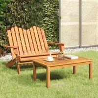 Together Adirondack garden furniture 2 pcs drink solid acacia