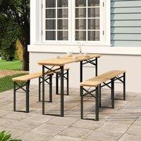 3 pcs solid drink folding Beer Table Together