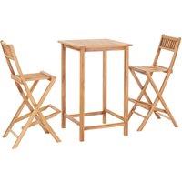 Caf furniture 3 pcs solid teck Wood