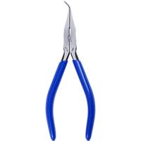 KEIBA imported electronic pliers Angle curved nose pliers Toothless nose pliers Angle pliers F-695