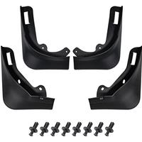 Matte Black Carbon Fiber Pattern Splash Guards Mud Flaps for 2020 2021 2022 2023 Tesla Model Y Mudflaps No Need to Drill Holes