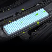 2 Pieces/Set For Tesla Model 3 Model Y HEPA Activated Carbon Air Filter Air Conditioner Filter Element Replacement