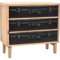 Solid pine drink drawer cabinet 80x36x75 cm