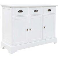 Buffet with 3 doors MDF and pin Wood 105x35x77,5 cm