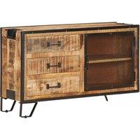 Buffet 100x31x60 cm raw solid mango wood