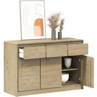 SAUDA oak Buffet 114x43x75,5 cm solid pin drink