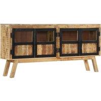 Buffet brown and black 160x30x76 cm solid drink of mango tree