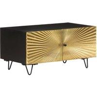 Low Table 90x50x45 cm solid mango wood