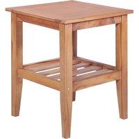 Low Table 40x40x50 cm square solid Teck