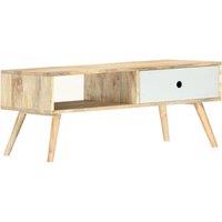 Low Table 90x50x40 cm solid mango wood