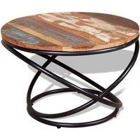 Low Table solid recovery Wood 60x60x40 cm