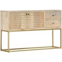 Golden buffet 120x30x75 cm solid mango tree drink