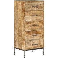 Drawer box 45x35x106 cm solid mango wood