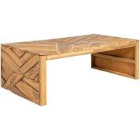 Low Table solid teck Wood 110x35x38 cm