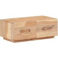 Low Table 90x50x35 cm solid recovery Wood