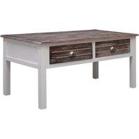 Low Table Brown 100x50x45 cm Wood