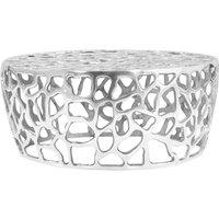 Cast aluminum Low Table 70x30 cm silver