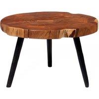 Low Table solid acacia wood (55-60)x40 cm